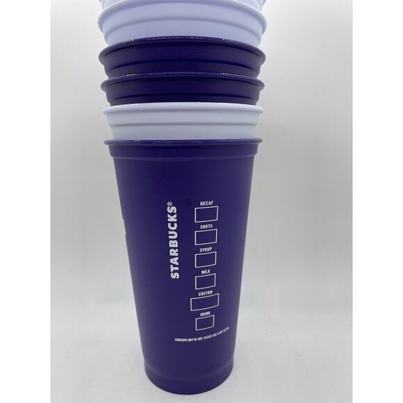 Starbucks UW 16 oz Cold Cup Tumblers Replacements (6) No Straws Or Lids - Picture 4 of 12